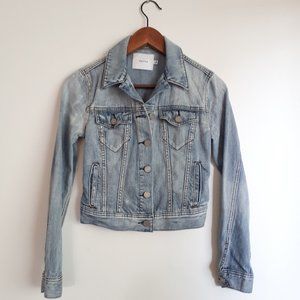 ARITZIA Talula crop Denim Jacket xs
